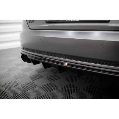 Difusor trasero para Audi A4 S-line B9 (Version with dual exhaust tips on one side)