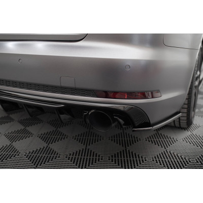 Difusor trasero para Audi A4 S-line B9 (Version with single exhaust tips on both sides)