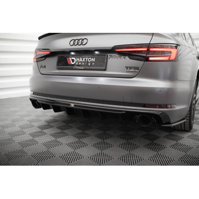 Difusor trasero para Audi A4 S-line B9 (Version with single exhaust tips on both sides)