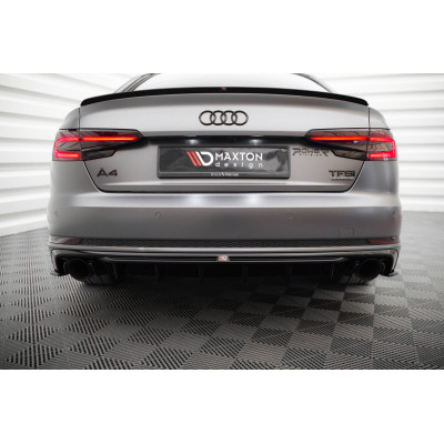 Difusor trasero para Audi A4 S-line B9 (Version with single exhaust tips on both sides)