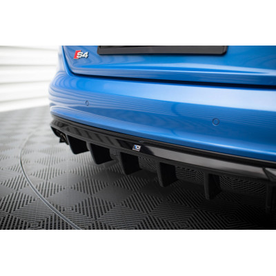 Difusor trasero para Audi A4 S-Line Sedan / Avant B8 (Version with dual exhaust tips on one side)