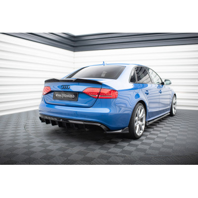 Difusor trasero para Audi A4 S-Line Sedan / Avant B8 (Version with dual exhaust tips on one side)
