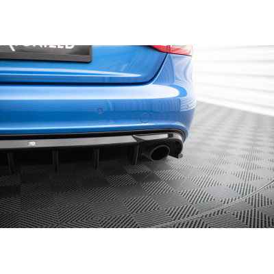 Difusor trasero para Audi A4 S-Line Sedan / Avant B8 (Version with single exhaust tips on both sides)