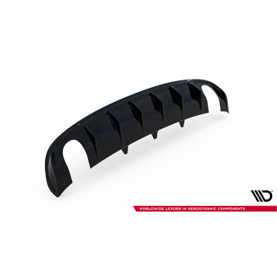 Difusor trasero para Audi A4 S-Line Sedan / Avant B8 (Version with single exhaust tips on both sides)