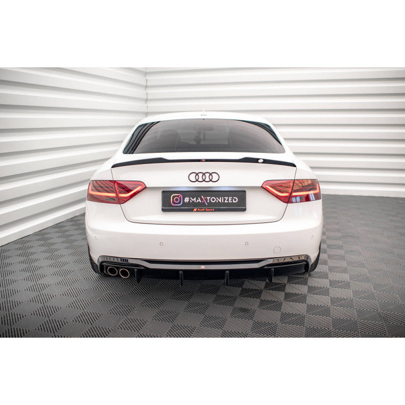 Difusor trasero para Audi A5 8T Facelift (Version with dual exhausts on one side)