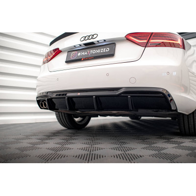 Difusor trasero para Audi A5 8T Facelift (Version with dual exhausts on one side)