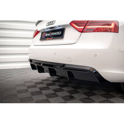 Difusor trasero para Audi A5 8T Facelift (Version with dual exhausts on one side)
