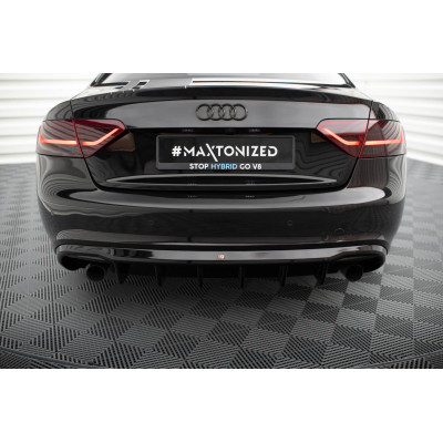 Difusor trasero para Audi A5 Coupe / Cabrio S-Line 8T (Version with single exhausts on both sides)