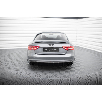 Difusor trasero para Audi A5 S-Line Coupe / Sportback 8T Facelift (Version with single exhausts on both sides)