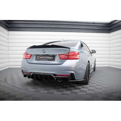 Difusor trasero para BMW 4 Coupe / Gran Coupe / Cabrio M-Pack F32 / F36 / F33 (Version with single exhausts on both sides)