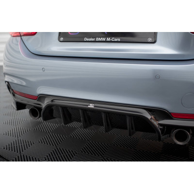 Difusor trasero para BMW 4 Coupe / Gran Coupe / Cabrio M-Pack F32 / F36 / F33 (Version with single exhausts on both sides)