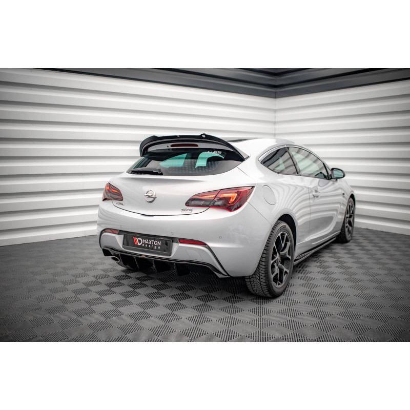 Difusor trasero para Opel Astra GTC OPC-Line J (Version with single exhaust on one side)