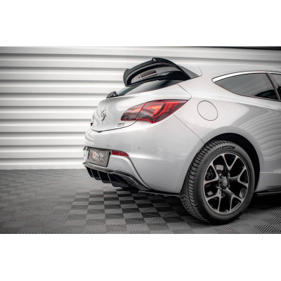 Difusor trasero para Opel Astra GTC OPC-Line J (Version with single exhaust on one side)
