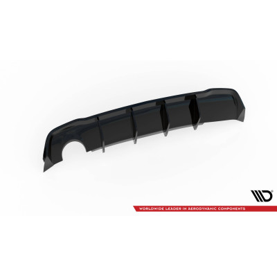 Difusor trasero para Opel Astra GTC OPC-Line J (Version with single exhaust on one side)