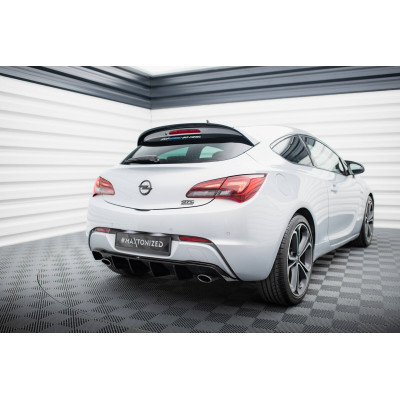 Difusor trasero para Opel Astra GTC OPC-Line J (Version with single exhausts on both sides)