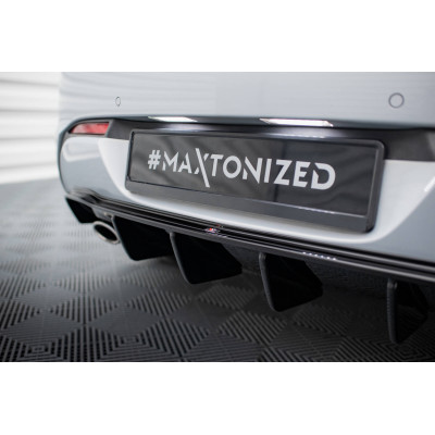 Difusor trasero para Opel Astra GTC OPC-Line J (Version with single exhausts on both sides)