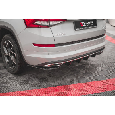 Difusor trasero para Skoda Kodiaq Sportline Mk1 / Mk1 Facelift