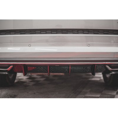 Difusor trasero para Skoda Kodiaq Sportline Mk1 / Mk1 Facelift