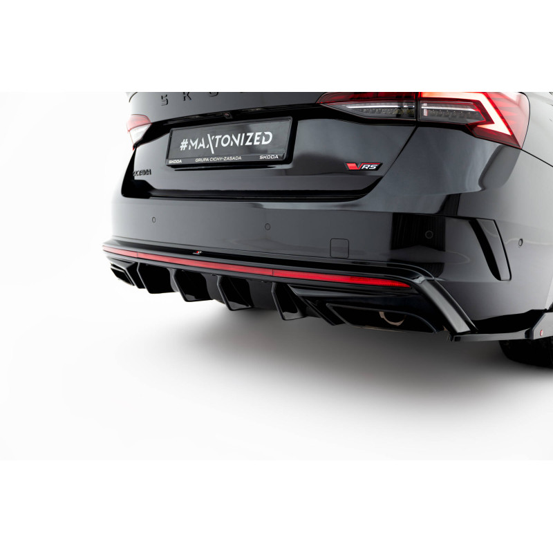 Difusor trasero para Skoda Octavia RS Liftback / Combi Mk4 Facelift