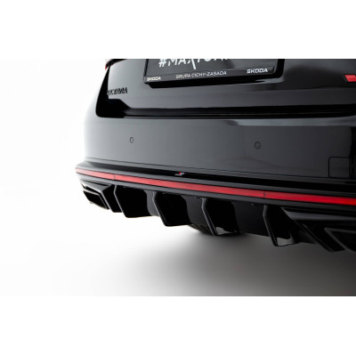 Difusor trasero para Skoda Octavia RS Liftback / Combi Mk4 Facelift