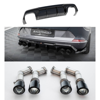 Difusor trasero para  + Exhaust Tips Cupra PARAmentor VZ Mk1 / Mk1 Facelift