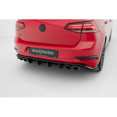 Difusor trasero para Volkswagen Golf R Hatchback R Mk7 Facelift