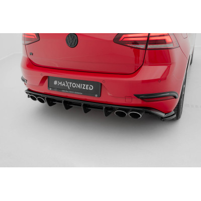 Difusor trasero para Volkswagen Golf R Hatchback R Mk7 Facelift