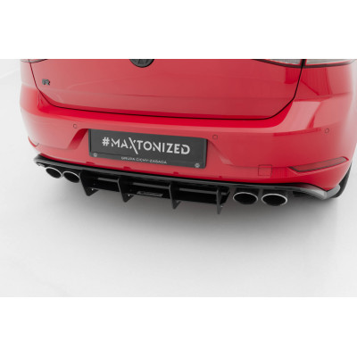 Difusor trasero para Volkswagen Golf R Mk7 Facelift