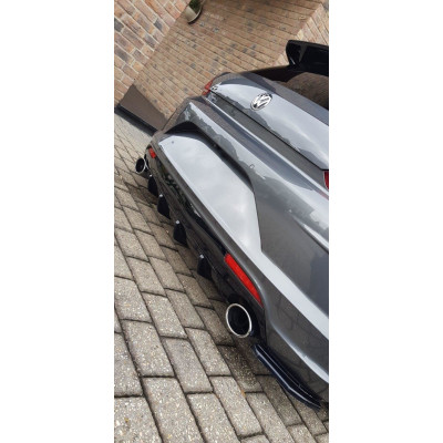 Difusor trasero para VOLKSWAGEN SCIROCCO MK.3 R FACELIFT