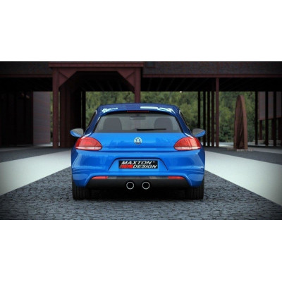 Difusor trasero para VW Scirocco III R with 2 exhaust holes