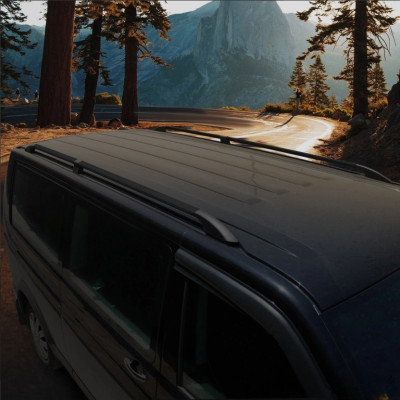 Barras de techo Negras para MERCEDES VITO, CLASE V W447 2014-2025 Aluminio Negro