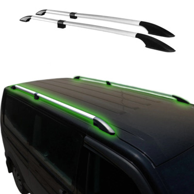 Barras de techo para MERCEDES VITO W447 2014- L3 Long  Solid (Tornilleria) Alu Gray 2 Pcs