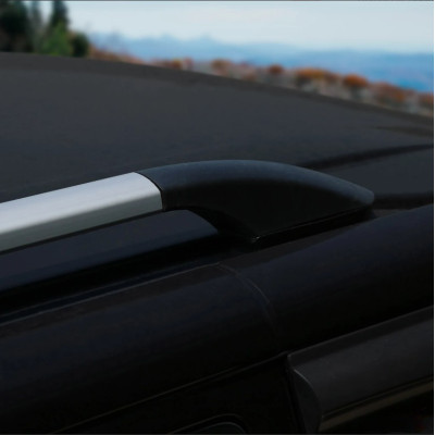 Barras de techo Aluminio Plateado para MERCEDES VITO, VIANO W639 2003-2014