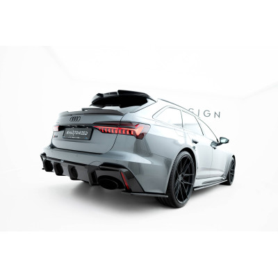 Fibra de carbono Difusor trasero para Audi RS6 C8 (version without towbar)