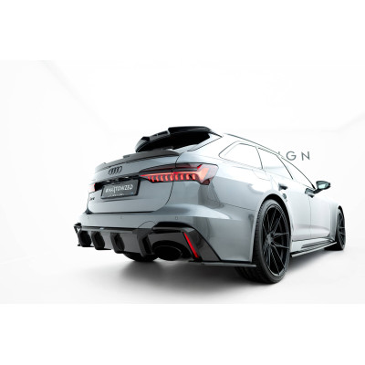 Fibra de carbono Difusor trasero para Audi RS6 C8 (version without towbar)