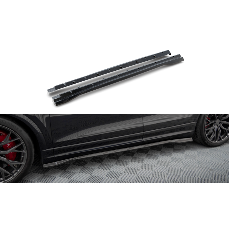 Fibra de carbono Estriberas para Audi RSQ8 Mk1