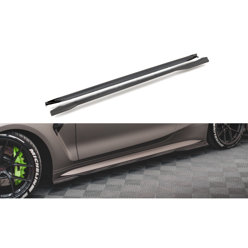 Fibra de carbono Estriberas para BMW M4 G82 / G82 Facelift