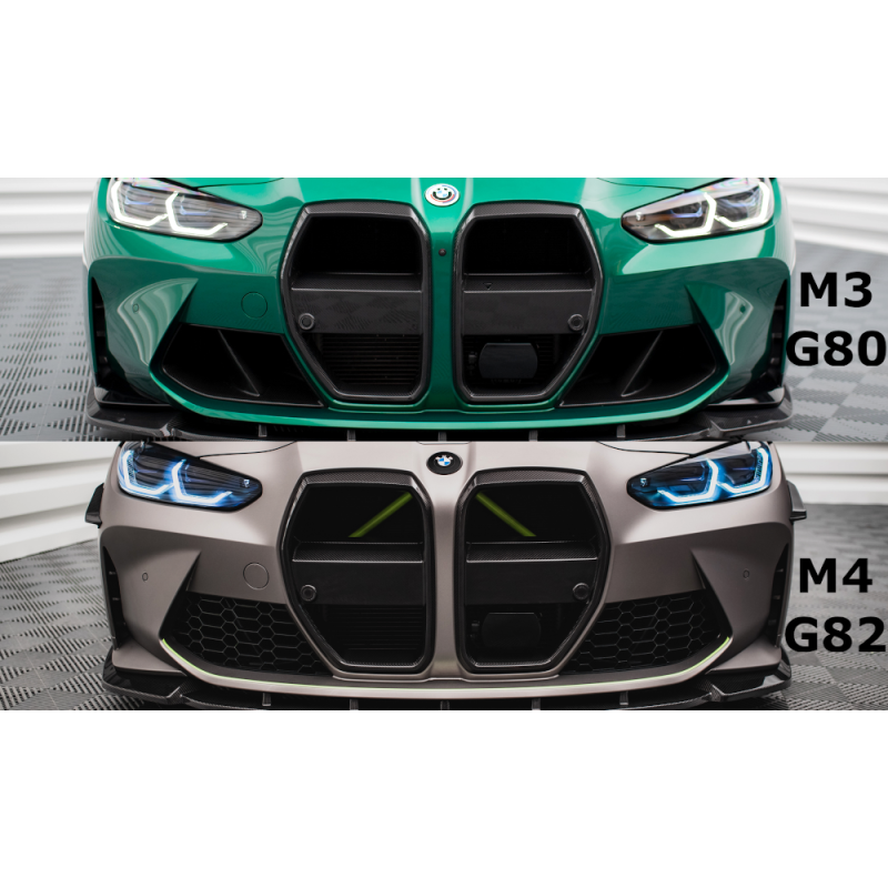 Fibra de carbono Front Grill BMW M4 G82  / M3 G80