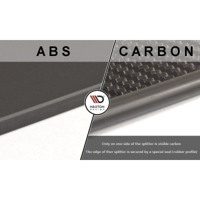 Hybrid Splitter delantero para VW Golf 7 R / R-Line Facelift