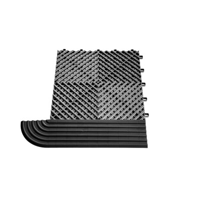 Modular "MAXTON Floor"- Corner Edge Tile (Female Loops)