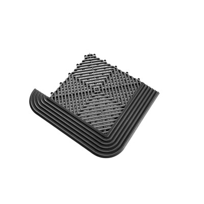 Modular "MAXTON Floor"- Corner Edge Tile (Female Loops)