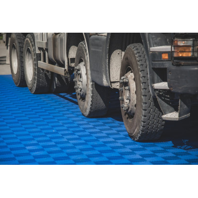 Modular "MAXTON Floor"- Corner Edge Tile (Male Pegs)