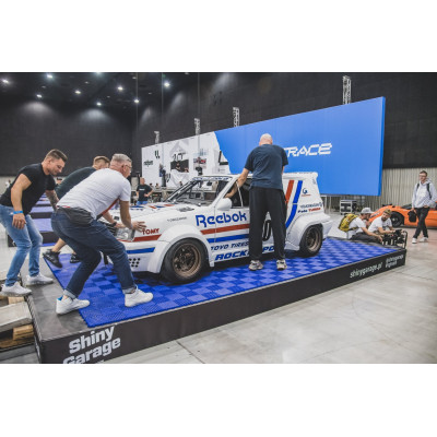 Modular "MAXTON Floor"- Edge Tile (Female Loops)