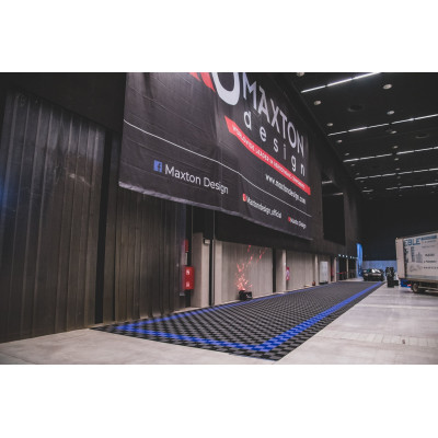 Modular "MAXTON Floor"- Edge Tile (Male Pegs)