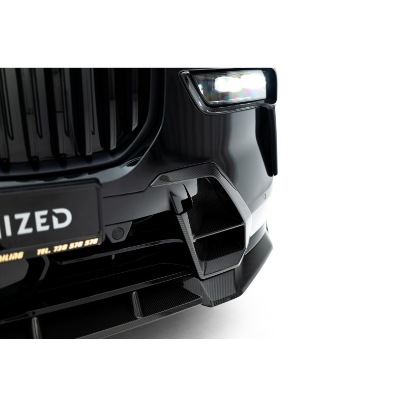 Carbon Spoiler delantero para Side Vents BMW X7 M-Pack G07 Facelift