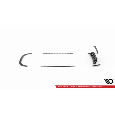 Set od  Carbon Splitters Audi RS3 8Y Sedan