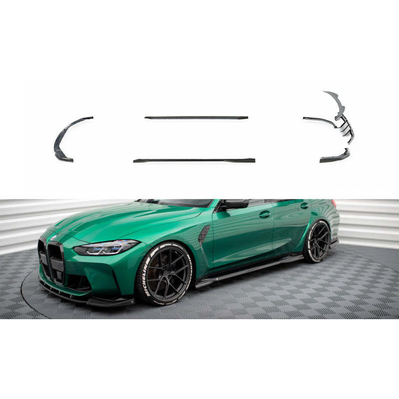 Set de Fibra de carbono Splitters BMW M3 G80 Sedan