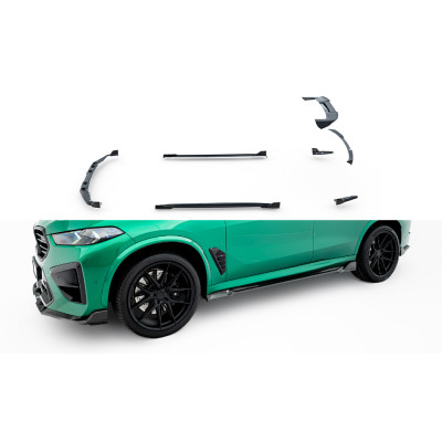 Set de Fibra de carbono Splitters BMW X5 M F95 Facelift