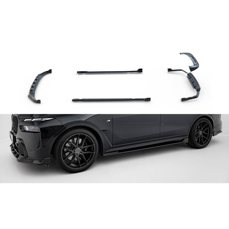 Set de  Carbon Splitters  BMW X7 M-Pack G07 Facelift