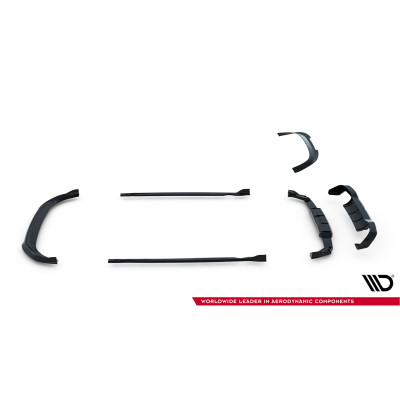 Set de Splitters V.6 Volkswagen Golf R Mk8 Facelift